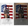thumbnail image 2 of Carolines Treasures SC9644CNL German Pinscher with American Flag USA Ceramic Night Light 6x4x3" multicolor, 2 of 2