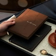 thumbnail image 2 of Musbetu Faux Leather Cover Notebook Smooth Writing Office Notebook Waterproof Writing Diary Personal Use Notepad, 2 of 7