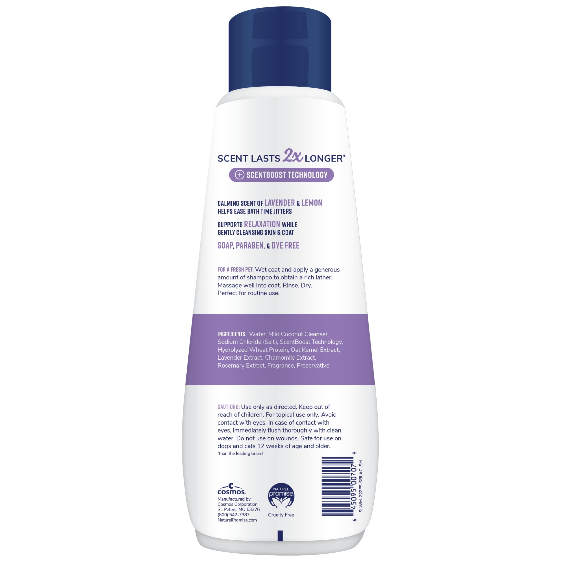 Naturel Promise Fresh & Soothing Calming & Moisturizing Lavender Dog Shampoo, 22 fl oz