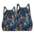 thumbnail image 1 of Mochila de gran capacidad con cordón, bolsa de compras portátil plegable para mujer, bolsa de viaje ligera para exteriores, 1 of 6
