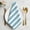 Blue, variant on Burnt Orange Stripe Cloth Napkins, Farmhouse Striped Abstract Art Washable and Reusable Dinner Napkins Set of 8, Table Napkin for Kitchen Party Birthday Wedding Hotel Housewarming 20"x20"
