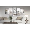 thumbnail image 2 of Tiptophomedecor Glamour Canvas Wall Art - Crystalline Depth - Stretched & Framed Ready To Hang Art, 2 of 4