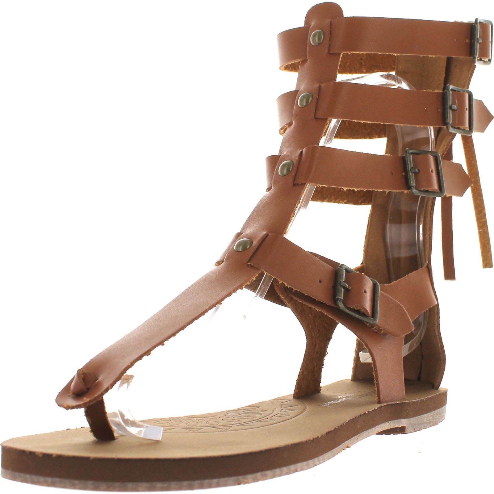 short gladiator sandals