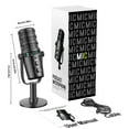 thumbnail image 5 of ZealSound Professional USB Condenser Microphone, Metal Reverb Noise Canceling, Headphone Output, Volume Control, Microphone Gain Control, Mute Button, for PC, Mac, Gaming PS 4&5, 5 of 10
