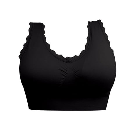 

(Toponeto) Sports Bras - Padded Seamless High Impact Support for Yoga Workout Fitness