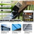 thumbnail image 5 of 2-in-1 Rust Converter & Metal Primer, 35 oz Black Rust Converter for Metal, Ultra Automotive Heat-Resistant Rust Encapsulator , Long-Lasting and Dries  Rust Reformer,  to Use, 5 of 6