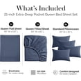 thumbnail image 2 of Vilano Springs 6-Piece Extra Deep Pocket Sheet Set by SouthShore Fine Linens, 2 of 9