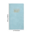 thumbnail image 3 of Dyegold 2027 Daily Planner Pocket Notebook Portable A6 Agenda Book 365 Day Undated Journal with Pen Loop for Goal Setting Task List To Do Organization, 3 of 9