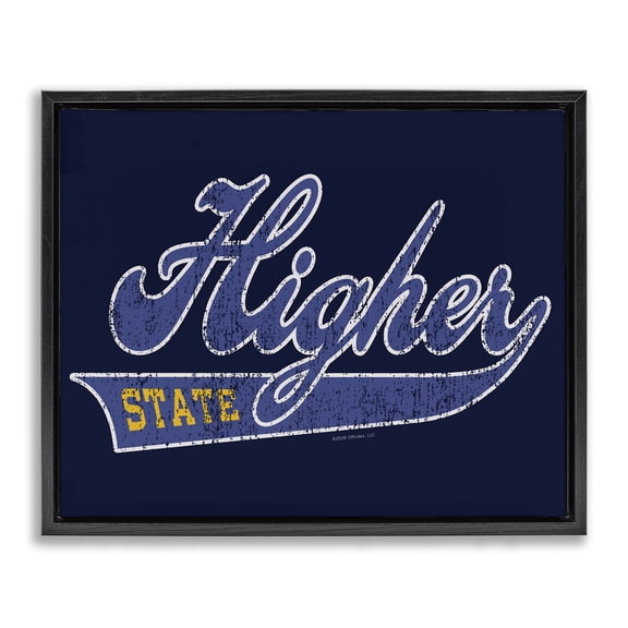 Stupell Industries Contemporary Black Floating Frame Canvas Art, 21 x 17, by Higher Learning/Life Is High