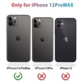 thumbnail image 3 of Diverbox Designed for iPhone 12 Pro Max Case with Screen Protector Camera Lens Cover Heavy Duty Shockproof Dropproof Cases for Apple iPhone 12 Pro Max (Black), 3 of 7