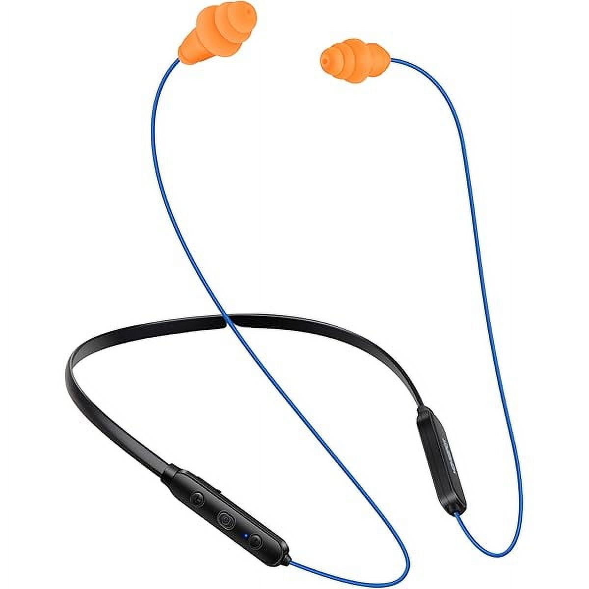 Noise Reduction Wireless Neckband Headphones with Qualcomm aptX HD, 27dB NRR, CVC Noise Cancelling Mic & Controls and 20H Playtime for Work Safety OSHA Compliant