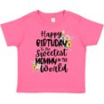 thumbnail image 3 of Inktastic Happy Birthday to the Sweetest Mommy in the World Girls Toddler T-Shirt, 3 of 5