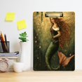 thumbnail image 5 of Acrylic Writing Board Gold12.5*9 Inch Clipboards Transparent Acrylic Material Suitable For Office Classroom Teachers Fashion Bloggers Stationery Enthusiasts Christmas Pretty Mermaid, 5 of 9
