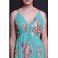 thumbnail image 5 of Bimba Floral Femmes Été Imprimé V Cou Long MaxiDressHoliday Resort Wear-Small, 5 of 5