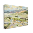 thumbnail image 3 of Lush Green Mountain Landscape Abstract Painting Gallery Wrapped Canvas Print Wall Art, 3 of 7