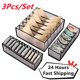 thumbnail image 1 of 3PCS Closet Organizer for Underwear Socks Home Cabinet Divider Storage Box Storage Organizer Clothes Foldable Drawer OrganizerBeige 7grid He Qiyong unisex, 1 of 1