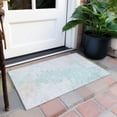 thumbnail image 6 of Addison Rugs Chantille Indoor/Outdoor Transitional Abstract Seafoam Washable Rectangle Rug, 1'8" x 2'6", 6 of 6