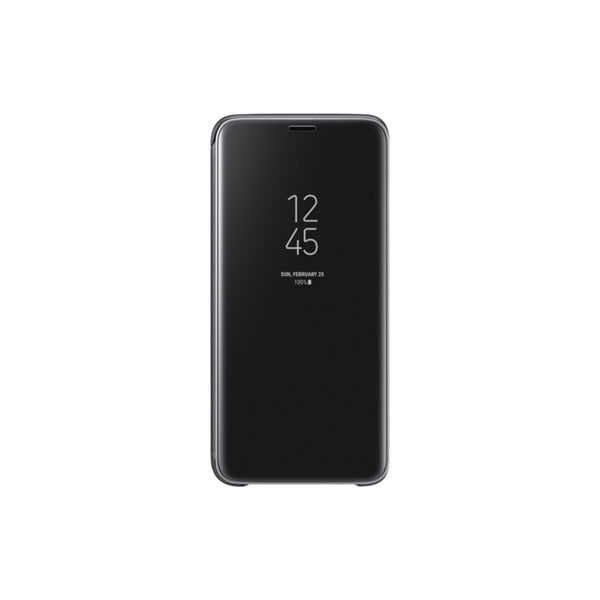Samsung S-View Flip Cover Clear for Samsung Galaxy S9 - Black