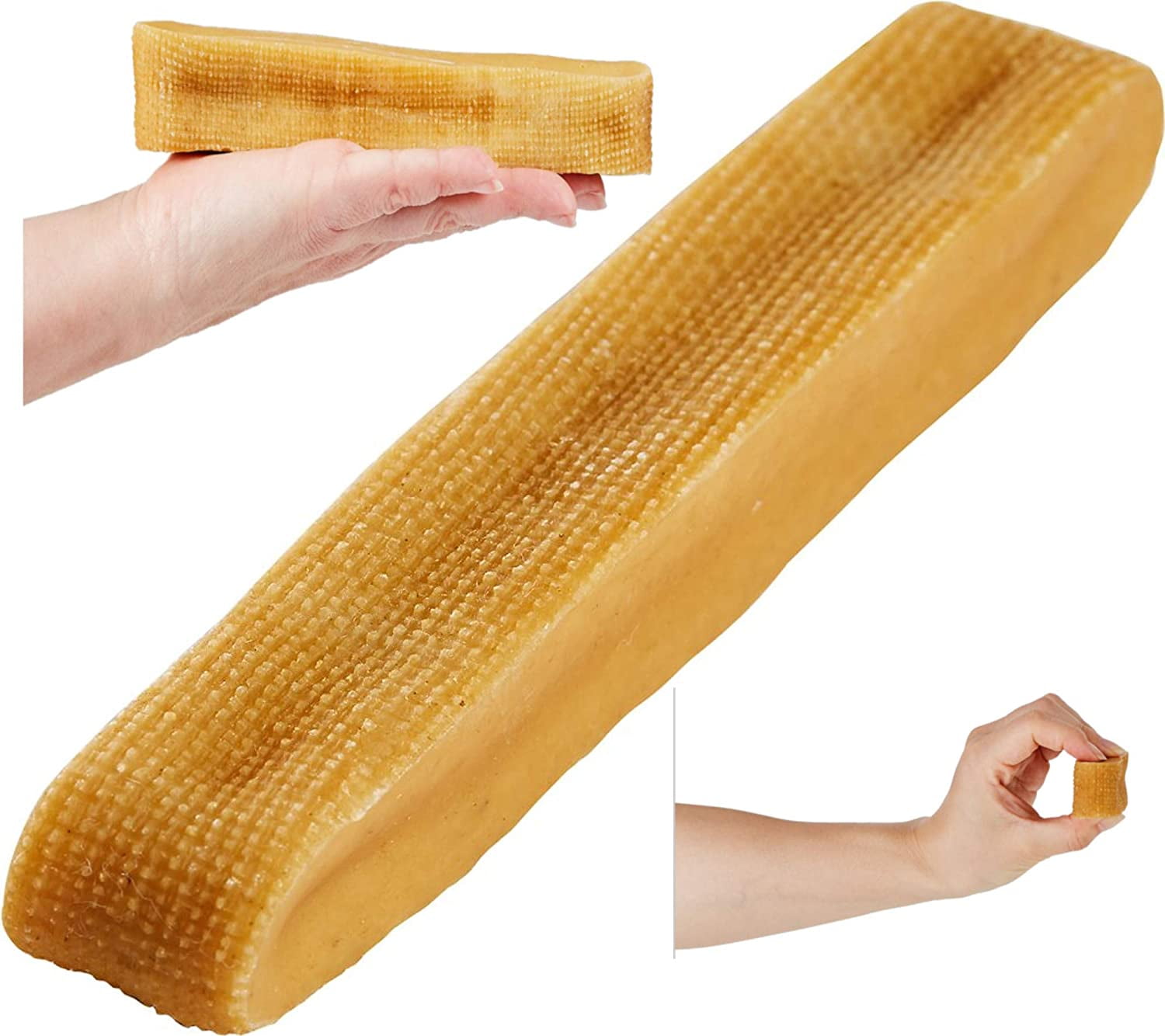 Snow Hill Dog Chews Himalayan Gold Yak Dog Large Treats 2P - Grade A Quality, Natural, Healthy & Safe for Dogs, Odorless, Snack for Dogs, Keeps Dogs Busy Enjoying, Indoors & Outdoor Use-2 Bulk Pack