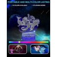 thumbnail image 4 of Nice Dream Mermaid Night Light for Kids, 3D Illusion Lamp Nursery LED Light, Remote Control 16 Color Changing Dimmable, Christmas Gifts for Girls Boys, 4 of 4