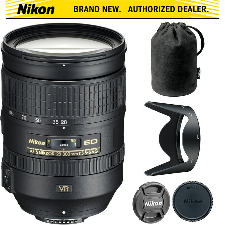 Nikon Nikkor 28-300mm f/3.5-5.6 VR II SWM Telephoto Zoom Lens for