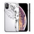 thumbnail image 2 of Mundaze Abstract White Elephant Double Layer Case w/Glass Screen Protector For Apple iPhone X/XS, 2 of 5