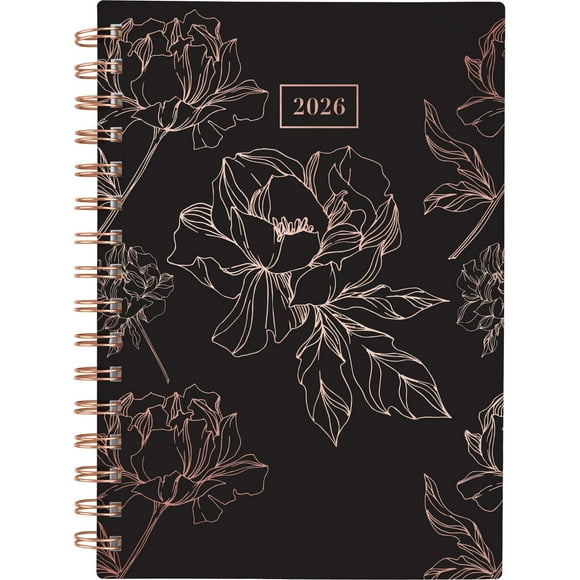 Cambridge® Rose Gold Peony SM W/M Plnr,2026, Planner