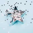 thumbnail image 6 of Uxcell 1.94oz(55g) Star Glitter Confetti, 3mm Art Craft Glitter Holographic Sequins Table Confetti Laser Sequins for Crafts DIY Nail and Party Wedding Festival Decoration, Orange, 6 of 7