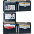 thumbnail image 3 of Alpine Swiss Connor Executive Bifold Wallet | Business Passcase for Men | Premium Leather | Dual ID Windows | RFID Blocking | Gift Box Included, 3 of 6