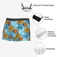 thumbnail image 3 of Yiaed Sunflowers Print Men's Soft Cotton Boxer Shorts Breathable Boxers Underwear Moisture-Wicking Underwear Stretch Boxer Briefs for Man-X-Large, 3 of 5