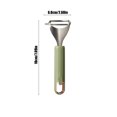 thumbnail image 3 of Antqov Stainless Steel Multi Purpose Peeler with Textured Handle Sharp Blades Hanging Hook for Various Produce Easy To Clean, Home Accessories, 3 of 6