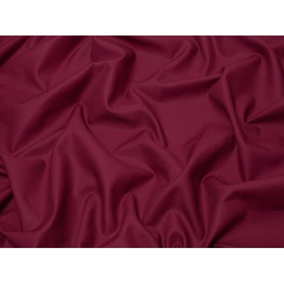 Minerva 100% Cotton Twill Fabric Burgundy - per yard