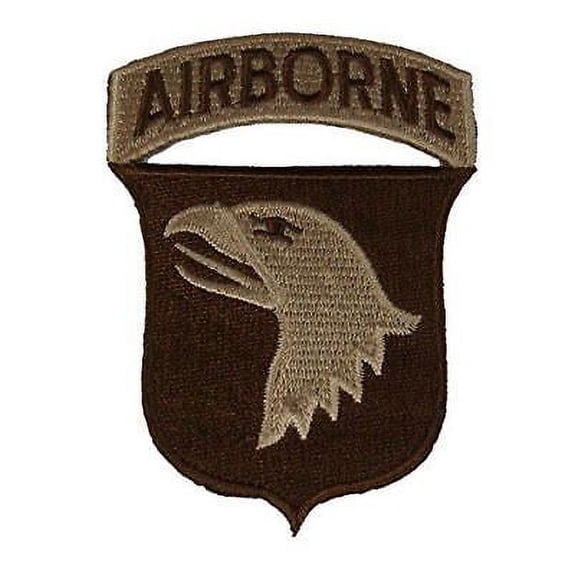 US ARMY 101ST AIRBORNE DIVISION ABD PATCH DESERT TAN SCREAMING EAGLES