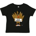 thumbnail image 3 of Inktastic Turkey Holding a Sign Says Eat Pizza Boys or Girls Toddler T-Shirt, 3 of 5