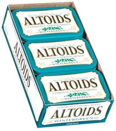 Altoids Wintergreen Mints, 1.76 ounce (12 Packs) by Wrigley