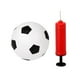 thumbnail image 4 of KAKOWELY 1 juego de fútbol inflable portátil para entrenamiento al aire libre, juguete deportivo blanco y negro (2 puertas de fútbol, 1 balón de fútbol, 1 inflador), 4 of 5