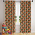thumbnail image 5 of Blackout Kids Curtains,Multicolor Bigfoot and Text Pattern Childrens Insulated Curtains Set Of 2,Bedroom Essentials,Toddler Room Decor 42x84in(106x213cm), 5 of 5