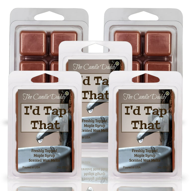 I'd Tap That - Freshly Tapped Maple Syrup Scented Wax Melt - 1 Pack - 2  Ounces - 6 Cubes