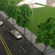 thumbnail image 2 of 10 mini farolas de calle, diseño de tren ferroviario, para jardín y patio de juegos. 1:100, 2 of 9