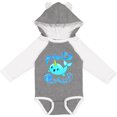 thumbnail image 3 of Inktastic Cute and Playful Narwhal Boys or Girls Long Sleeve Baby Bodysuit, 3 of 5