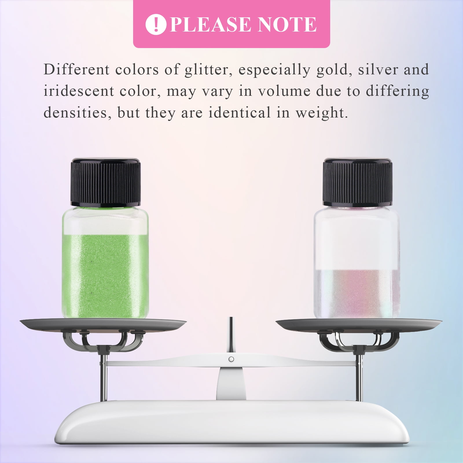 NiHome Edible Food-Grade Glimmer Powder Glitter Luster Dust Metallic Food Decorating Sprinkle Glimmery Dust for Wine Beverage Cake Candy Dessert Bakery Restaurant Vegan (0.18oz/5g, Iridescent)