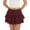 Red, variant on ibiyuan Tennis Skirts For Women With Shorts Flowy Shorts for Women Boho Ruffle Skorts High Waist Casual Tiered Mini Skirt Lace Summer Golf Tennis Skorts