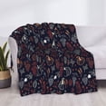 thumbnail image 3 of Yiaed Thanksgiving Seamless Pattern Print Blanket Throw Blanket Soft Cozy Flannel Blanket for Home Bed Sofa Couch Chair-40"x30", 3 of 6