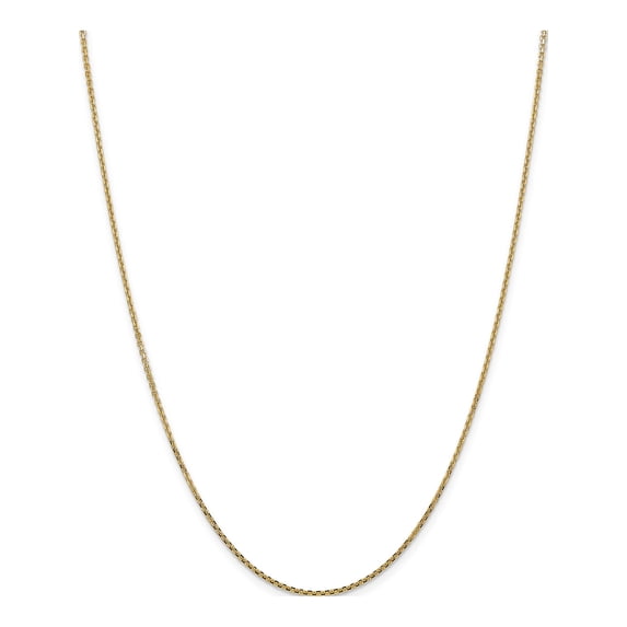 14K Yellow Gold 1.45mm Solid D/C Cable Chain (20 X 1.45) pen140-20