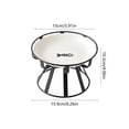 thumbnail image 3 of Elevated Ceramic Cat Bowl With Metal Stand Anti Tip Pet Food Water Bowl Cute Pattern Raised Feeding Dish For Small Medium Cats Dogs Prevent Neck Strain Indoor Pet Feeder, 3 of 6