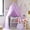 Purple, variant on Tesyar Star Decor Kids Bed Canopy, Breathable Polyester Hanging Crown Net Tent, Nursery Princess Room Decor for Crib & Reading Nook (Blue)