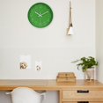 thumbnail image 2 of Reloj de pared Jomparis moderno para oficina, decoración verde, 30 cm, 2 of 7