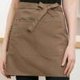 thumbnail image 5 of HomeLife Unisex Waterproof Half Apron with Pocket Waitress Chef Waist Apron Resistant Restaurant Cafe Lace-up Short Apron, 5 of 13