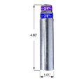thumbnail image 2 of Coyote Écrou de Roue 251848BLK Kit de 8 Écrous; Taille de Filetage 14 Millimètres x 1.5; Conique à 60 Degrés; Entraînement en Ligne; Duplex Gland; Longueur Totale de 4,4 Pouces; Outil à 6 Spirales, 2 of 4