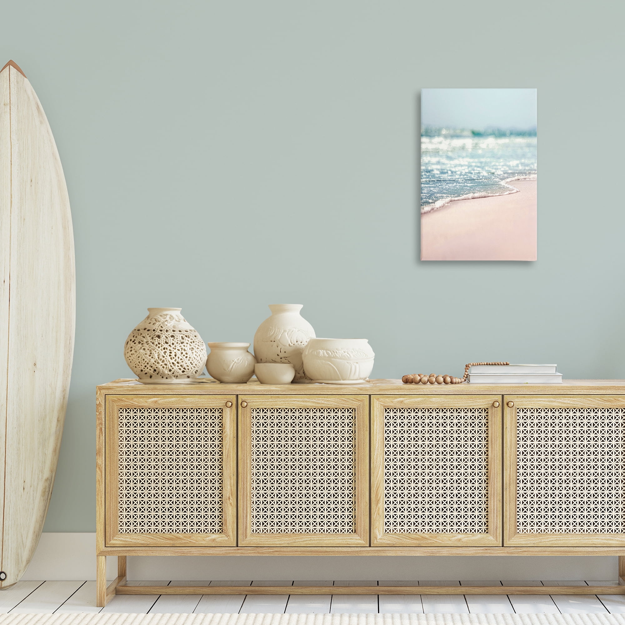 Stupell Industries California Summer Waves Nautical & Beach Photography Wrapped Canvas Art Print Wall Art, 20 x 30